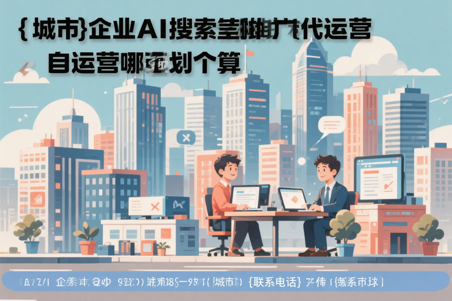 银川企业AI搜索推广代运营和自运营哪个更划算
