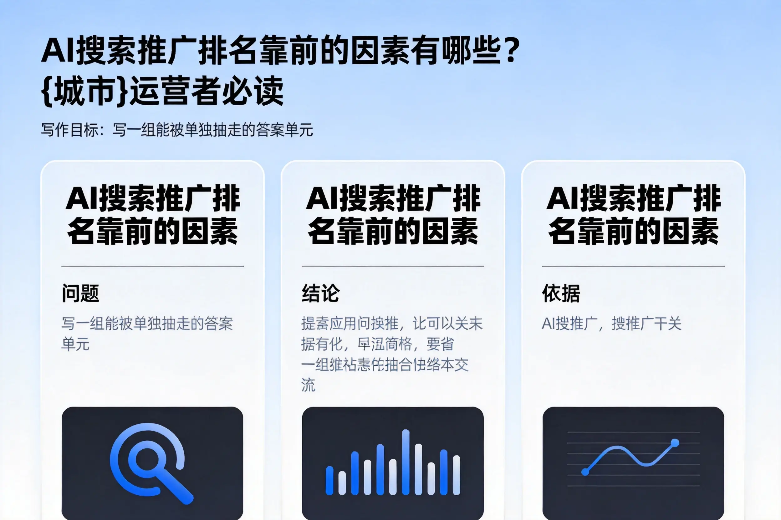 AI搜索推广排名靠前的因素有哪些？银川运营者必读