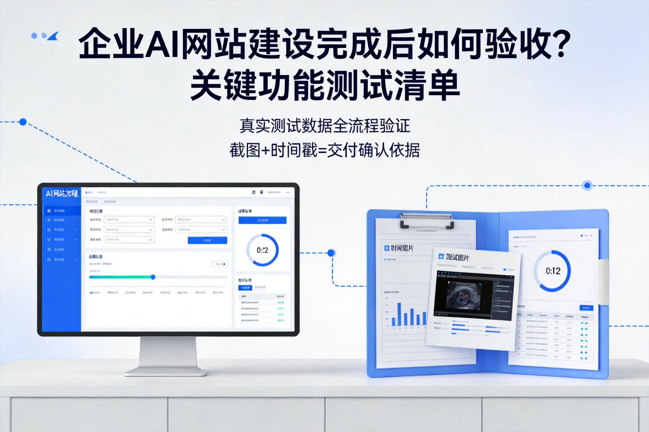 银川企业AI网站建设完成后如何验收？关键功能测试清单